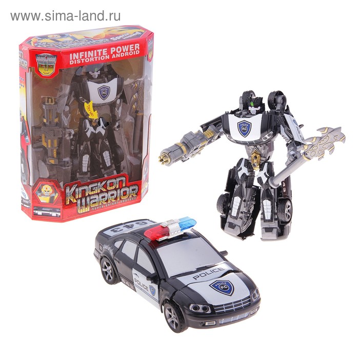 Робот "Автобот-полиция", трансформируется, звуковые эффекты - Фото 1