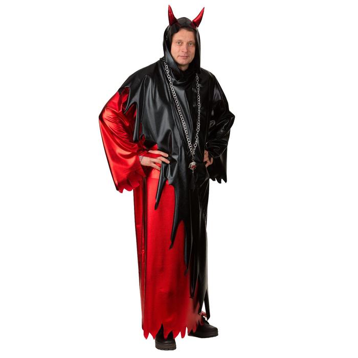 Карнавальный костюм «Дьявол», рубашка, р. 50-52, рост 182 см - Фото 1