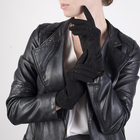 Перчатки женские, 23,5 см, безразмерные, утеплённые, цвет чёрный - Фото 3