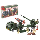 Конструктор «Ракетница», 242 детали и 4 фигурки военных - Фото 1