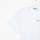 Футболка женская KAFTAN "С ума не сойди", белый, р-р 44-46 - Фото 7