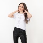 Футболка женская KAFTAN "No filter", белый, р-р 44-46 - Фото 1