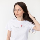 Футболка женская KAFTAN "Жизнь", белый, р-р 44-46 - Фото 5