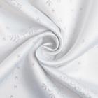 Скатерть Этель «Серебряные снежинки» белый, 110*150 см, 115 ±10 гр,100% п/э - Фото 3