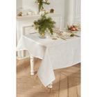 Скатерть Этель «Серебряные снежинки» белый, 150*180 см, 115 ±10 гр,100% п/э - Фото 6