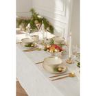 Скатерть Этель «Серебряные снежинки» белый, 150*220 см, 115 ±10 гр,100% п/э - Фото 9