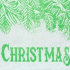 Полотенце махровое Privilea 19C4 Merry Christmas1 50х30 см, зеленый, хлопок 100% - Фото 2