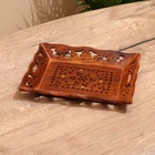 УЦЕНКА Поднос «Звезда», 25×19×3 см, дерево 4643753