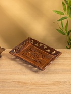 УЦЕНКА Поднос «Звезда», 25×19×3 см, дерево 4643753