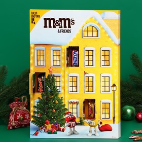 Новогодний подарок M&M`s «Дом с окошками» 249 г