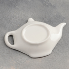 Подставка фарфоровая под чайный пакетик «Классика», цвет белый - Фото 3