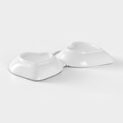 Менажница «Клубника», 24.5×14.5×3.5 см, 2 ячейки, керамика - Фото 3