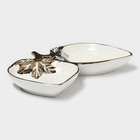 Менажница «Клубника», 24.5×14.5×3.5 см, 2 ячейки, керамика - Фото 6