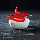 Соусник фарфоровый «Классика», 150 мл, 10×3.5 см, цвет белый - Фото 4