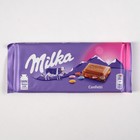 Шоколад молочный Milka Confetti, 100 г - Фото 1