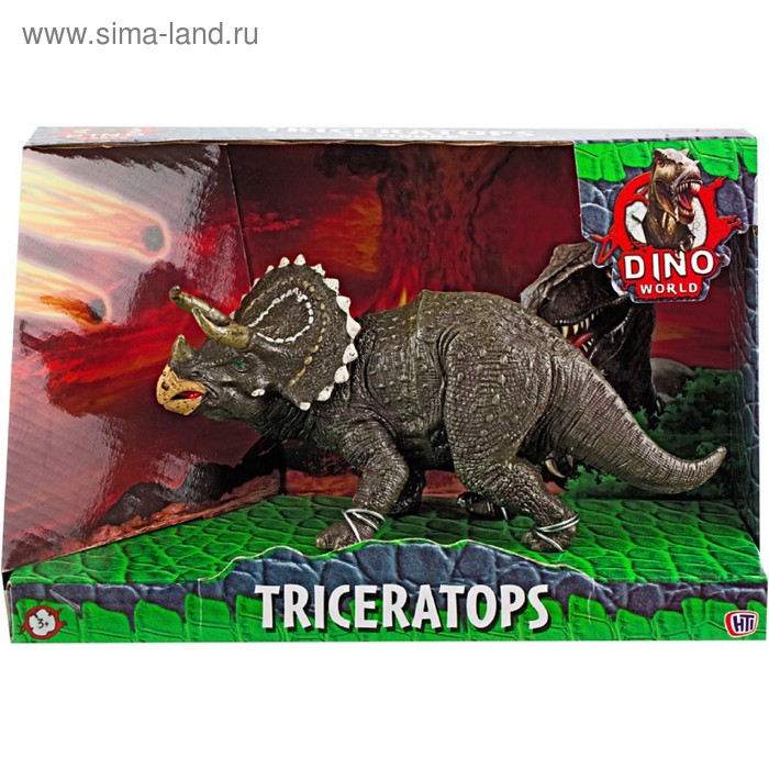 Фигурка динозавра «Трицератопс», 16 см, цвет МИКС - Фото 1