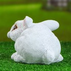 Садовая фигура "Зайчик малый" белый, 12 см - Фото 4