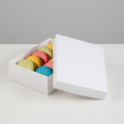 Коробка картонная без окна, белая, 16,5 х 12,5 х 5,2 см - Фото 1