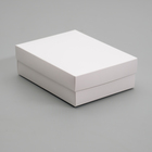 Коробка картонная без окна, белая, 16,5 х 12,5 х 5,2 см - Фото 3