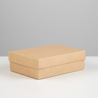 Коробка картонная без окна, крафт, 16,5 х 12,5 х 5,2 см - Фото 2