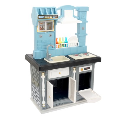 Игровой модуль кухня «Классик» двухсторонняя, со световыми и звуковыми эффектами, бежит вода из крана