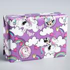 Бумага упаковочная Единорог, 70х100 см, Минни Маус 4504276