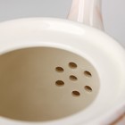 Набор керамический чайный «Мрамор», 6 предметов: чайник 800 мл, 4 кружки 170 мл, поднос 31×21×2,5 см, цвет розовый - Фото 4
