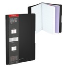 Тетрадь А4, 96 листов в клетку ErichKrause FolderBook, съёмная пластиковая обложка, блок офсет, белизна 100%, чёрная - фото 8890138