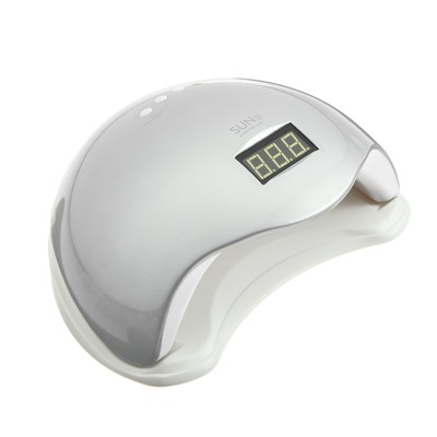 Лампа для гель-лака JessNail SUN 5, UV/LED, 48 Вт, таймер 10/30/60 сек, серебристая