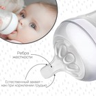 Соска на бутылочку M&B «Natural», антиколиковая, широкое горло Ø50 мм., от 6 мес., быстрый поток - Фото 2