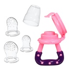 Ниблер для прикорма, от 5 мес., с силиконовой сеточкой, размер S, M, L, розовый - Фото 14