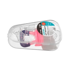 Ниблер для прикорма, от 5 мес., с силиконовой сеточкой, размер S, M, L, розовый