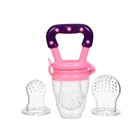 Ниблер для прикорма, от 5 мес., с силиконовой сеточкой, размер S, M, L, розовый - Фото 3