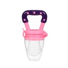 Ниблер для прикорма, от 5 мес., с силиконовой сеточкой, размер S, M, L, розовый - Фото 4