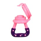 Ниблер для прикорма, от 5 мес., с силиконовой сеточкой, размер S, M, L, розовый - Фото 8