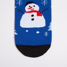 Носки мужские "Снеговики" р. 41-44 (27-29 см), синий - Фото 5