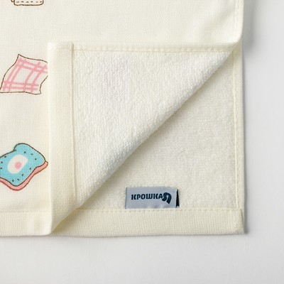 Полотенце двухстороннее Крошка Я «Утро» 25 х 50 см, 100% хлопок