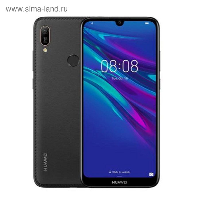 Сотовый телефон Huawei Y6 2019 Modern Black - Фото 1