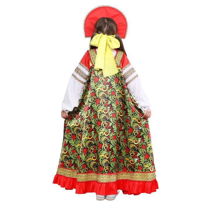 Русский народный костюм «Рябинушка» для девочки, р. 36, рост 134-140 см - фото 1883490201
