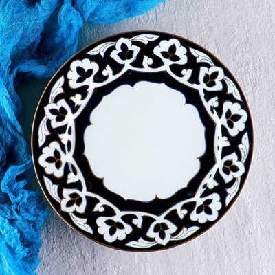 Тарелка 243 код 9018 Пахта в золоте 23,5 см