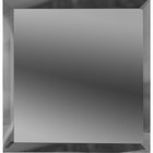 Квадратная зеркальная графитовая плитка с фацетом 10 мм, 200х200 мм - Фото 2