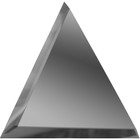 Треугольная зеркальная графитовая плитка с фацетом 10 мм, 180х180 мм - Фото 2
