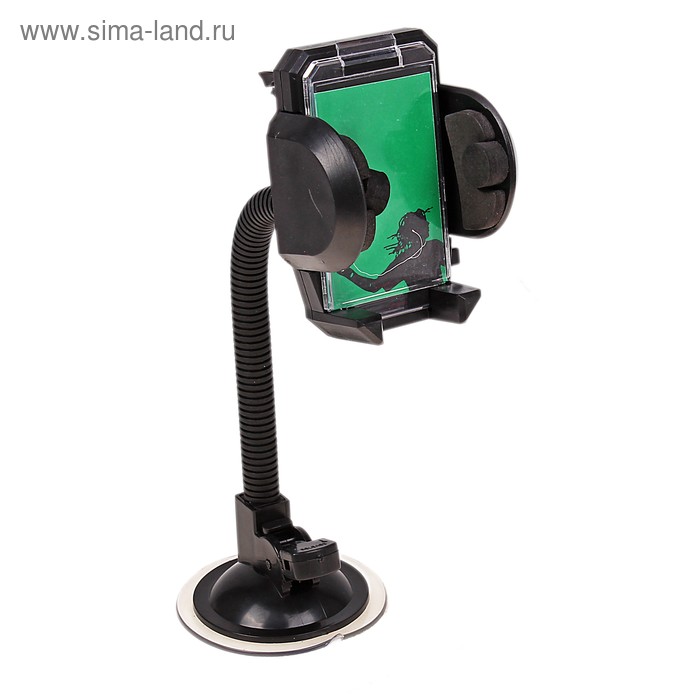 Авто держатель универсальный, S2081W на присоске, пластик - Фото 1