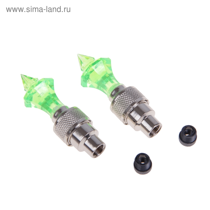 Светящийся колпачок на ниппель Luazon R-92, универсальный, в блистере, МИКС - Фото 1