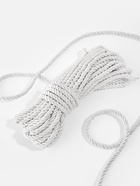 Шнур витой, d=5 мм, 10±1 м, цвет серебряный - Фото 1