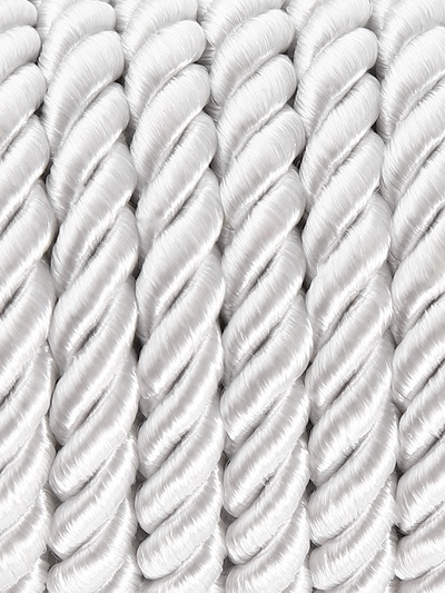 Шнур витой, d=5 мм, 10±1 м, цвет серебряный