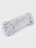 Шнур витой, d=5 мм, 10±1 м, цвет серебряный - Фото 4