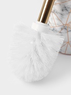 Ёрш для унитаза с подставкой «Лили», 9,5×9,5×37 см, цвет белый - фото 809314490