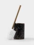 Ёршик для унитаза с подставкой «Лили», 9.5×9.5×37 см, цвет чёрный - Фото 4