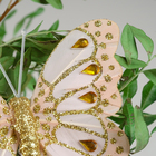 Бабочка для декора и флористики, на прищепке, пластиковая, коричневая, микс, 1 шт.,10 см - Фото 2